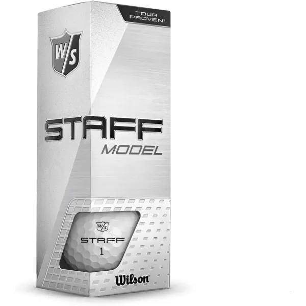 imageWILSON Staff Model Golf Balls  12 PackWhite