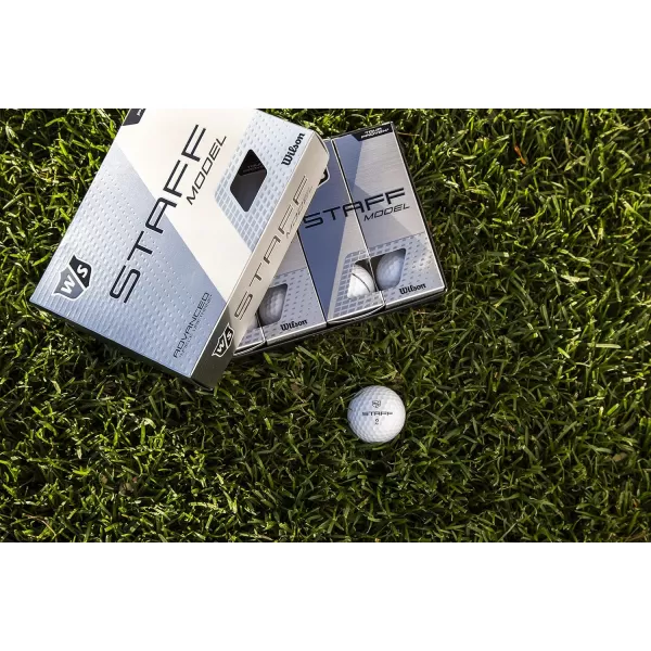 imageWILSON Staff Model Golf Balls  12 PackWhite