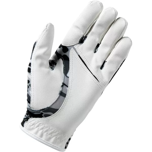 imageWilso Staff Junior Fit All Camo Golf GloveBlackWhite