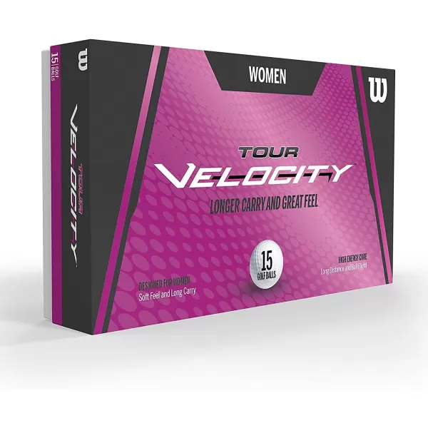 imageWilson Golf Tour Velocity 15 Golf Ball Pack WomenVersion 2