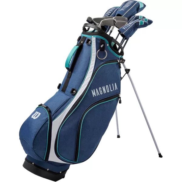 imageWilson Magnolia Package Golf Complete Set  Ladies NavyCart Bag