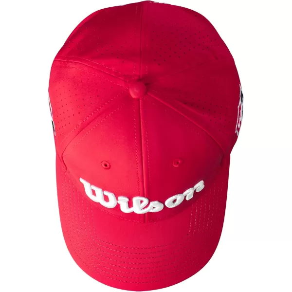 imageWilson Performance Mesh Hat  OSFMRed