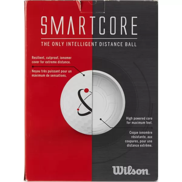 imageWilson Smart Core Golf Ball  Pack of 24 White