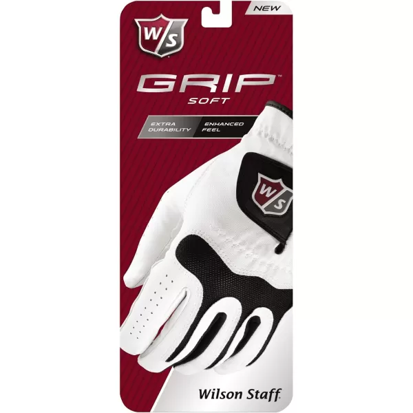 imageWilson Staff Grip Soft Mens Golf Glove  Left HandedCadet