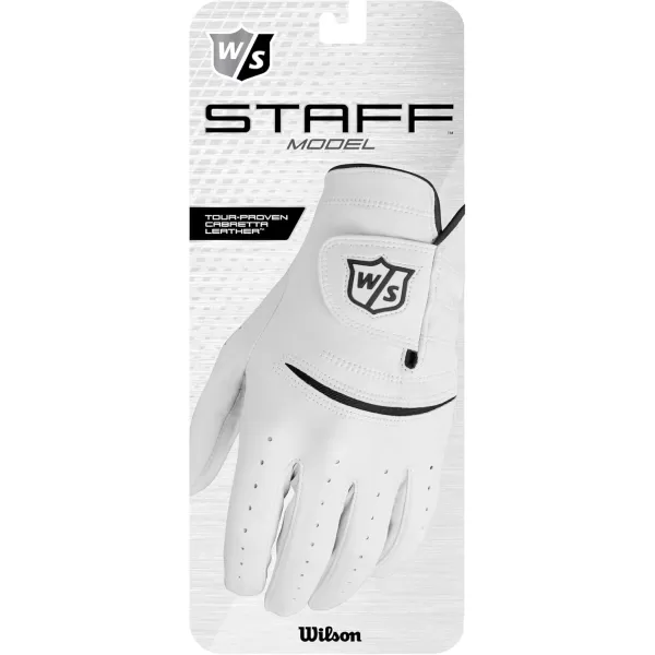 imageWilson Staff Mens Worn on Left Hand White Large WGJA00648L