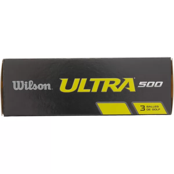 imageWilson Ultra 500 Distance Golf BallYellow