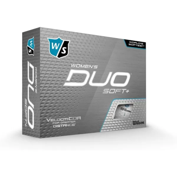 imageStaff Golf Balls Duo Soft 12 Balls White TwoPiece Premium Golf Ball