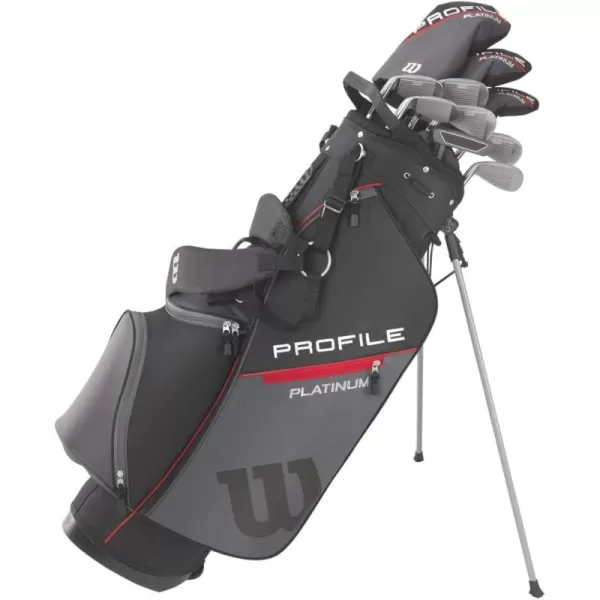 imageWILSON Mens Profile Platinum Complete Golf Club Package Set  Right Handeded Stand BagRegular