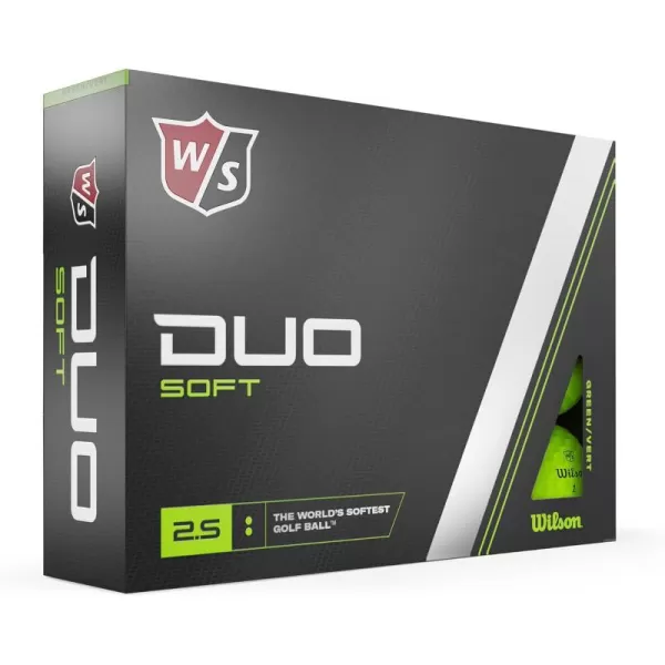 imageWILSON Staff 2023 Duo Soft Golf Balls  12 BallsGreen