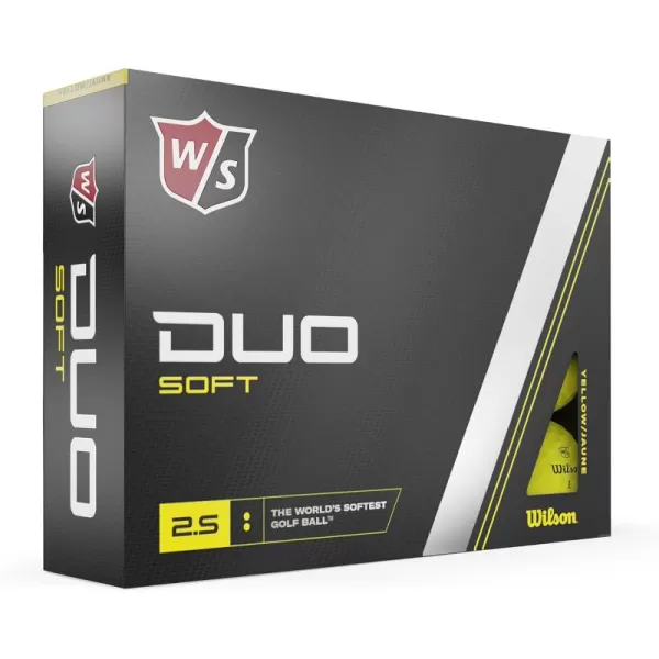 imageWILSON Staff 2023 Duo Soft Golf Balls  12 BallsYellow