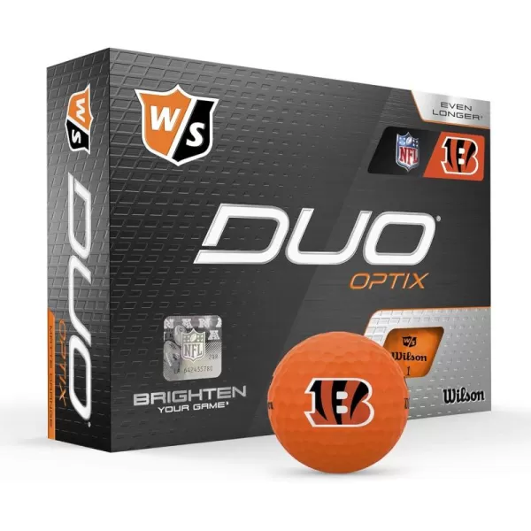 imageWILSON Staff Duo SoftSoftNFL Golf BallOrange