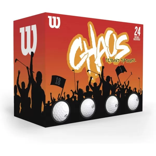 imageWilson Chaos Golf BallsWhite