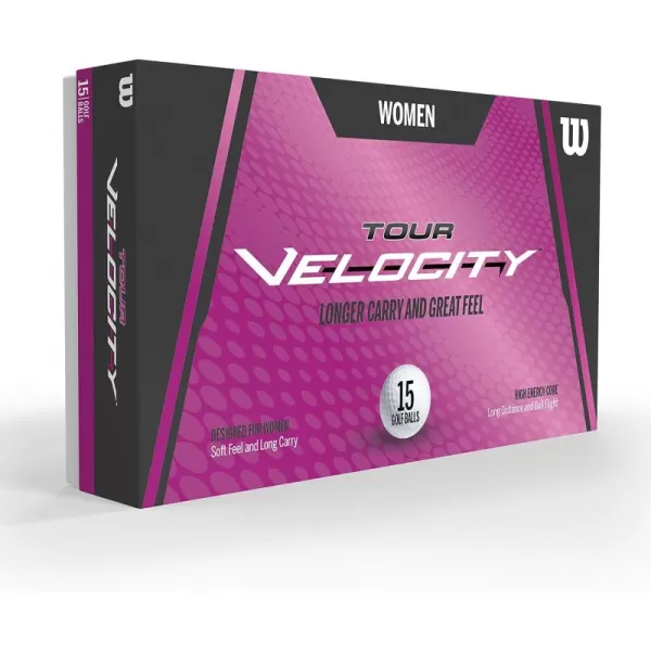 imageWilson Golf Tour Velocity 15 Golf Ball Pack WomenVersion 2