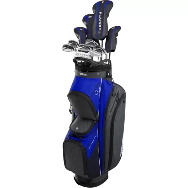 imageWilson Mens PlayerFit Complete Golf Set with Cart Bag  Mens Right Hand Regular Steel