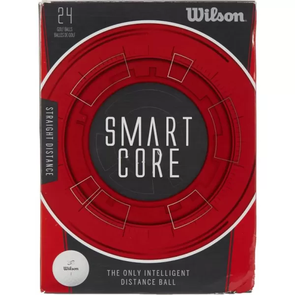 imageWilson Smart Core Golf Ball  Pack of 24 White