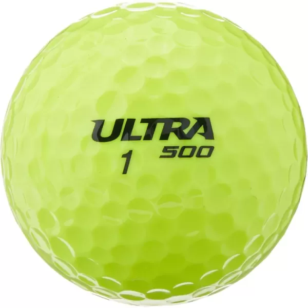 imageWilson Ultra 500 Distance Golf BallYellow