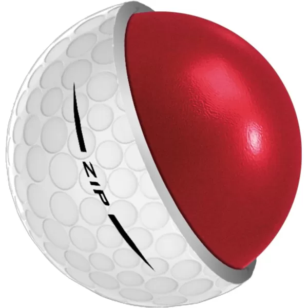 imageWILSON Staff Zip Golf Balls Pack of 24White