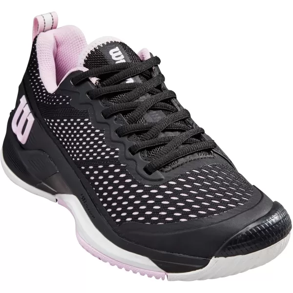 imageWILSON Womens Rush Pro 45 SneakerBlackWhitePirouette