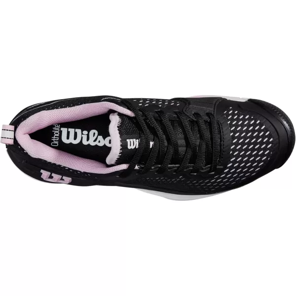 imageWILSON Womens Rush Pro 45 SneakerBlackWhitePirouette