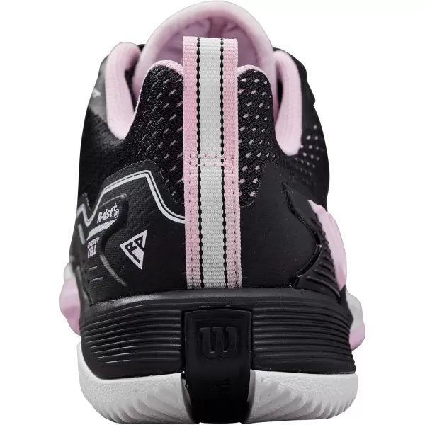 imageWILSON Womens Rush Pro 45 SneakerBlackWhitePirouette