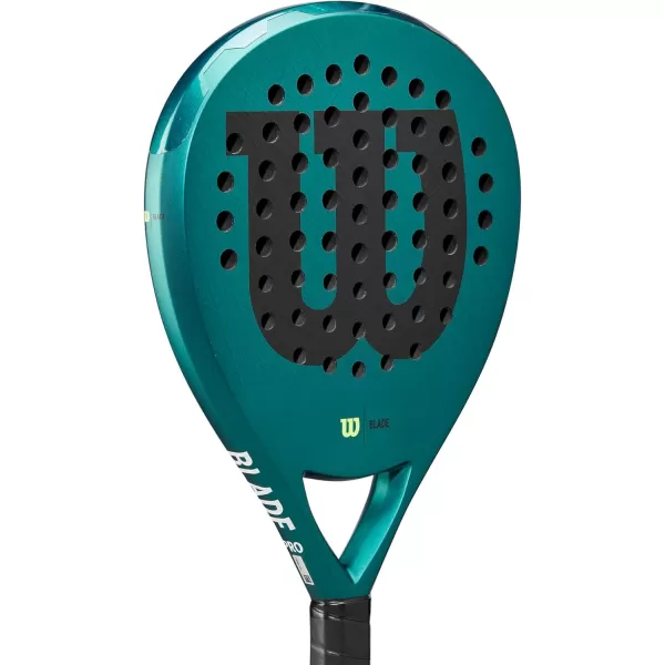 imageWilson Blade Pro V3 Padel Racket  GreenBlack