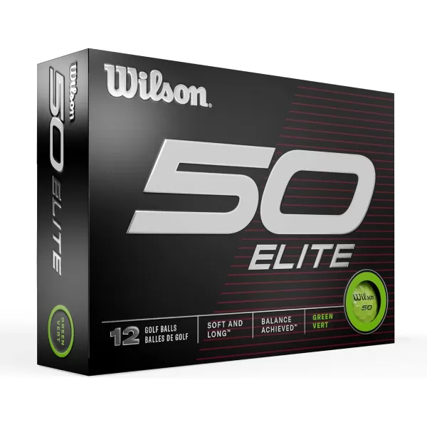 imageWilson Fifty Elite Golf Balls  12 PackGreen