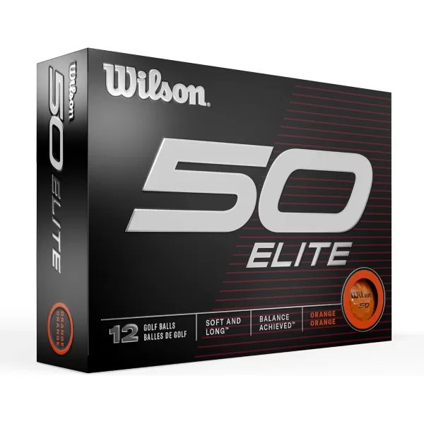 imageWilson Fifty Elite Golf Balls  12 PackOrange