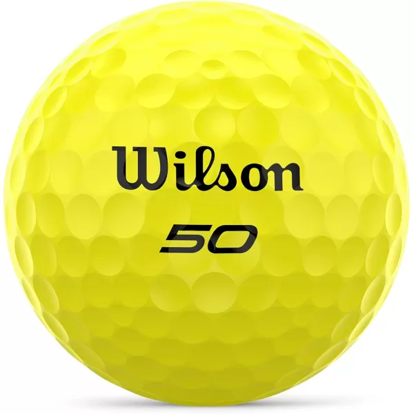 imageWilson Fifty Elite Golf Balls  12 PackYellow