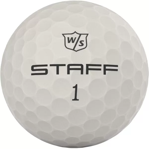 imageWilson Mens Staff Model Urethane GolfballWhite