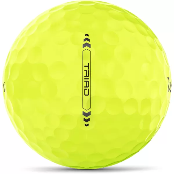 imageWilson Staff Triad Golf Balls  12 PackYellow