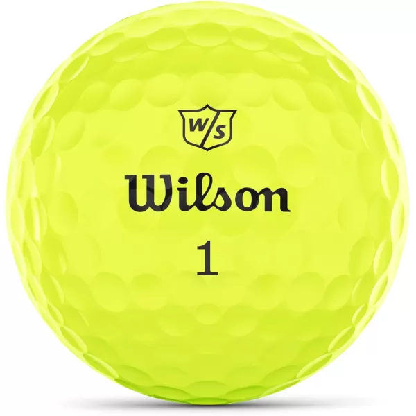 imageWilson Staff Triad Golf Balls  12 PackYellow