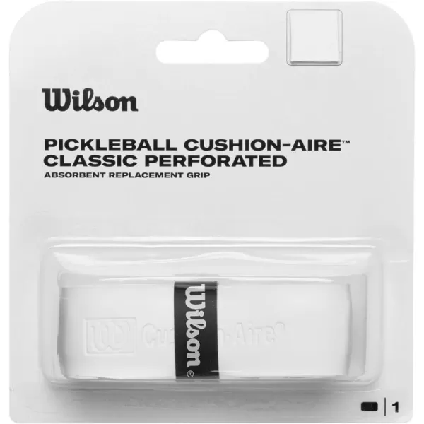 imageWILSON Pickleball CushionAire Classic Perforated Replacement GripWhite