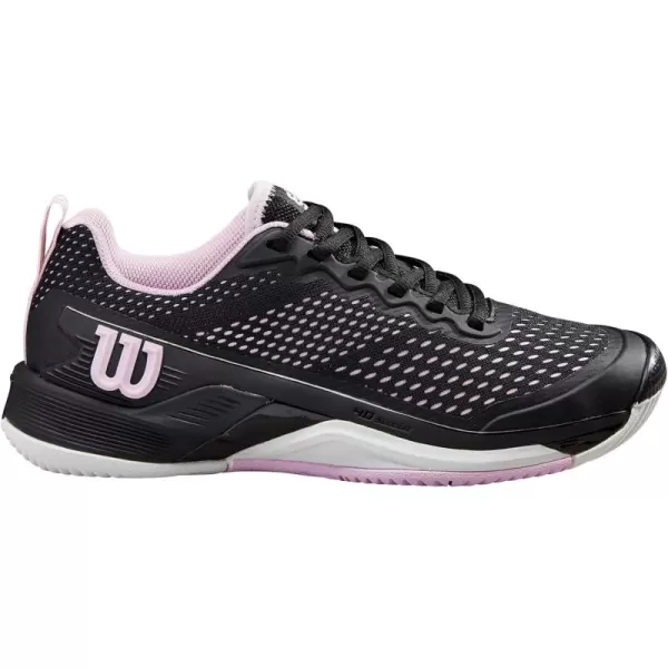 imageWILSON Womens Rush Pro 45 SneakerBlackWhitePirouette