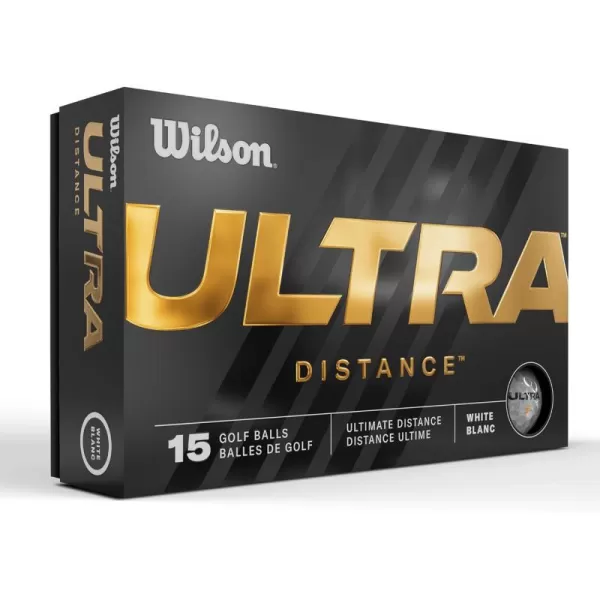 imageWilson 23 Ultra Golf Balls  15 PackWhite