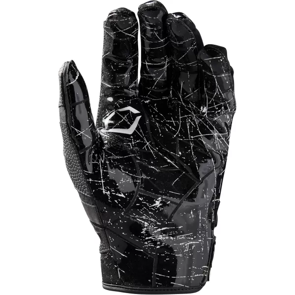 imageWILSON EvoShield Burst Football Receivers GlovesBlack