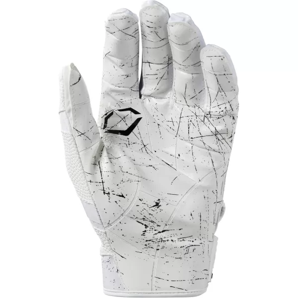 imageWILSON EvoShield Burst Football Receivers GlovesWhite