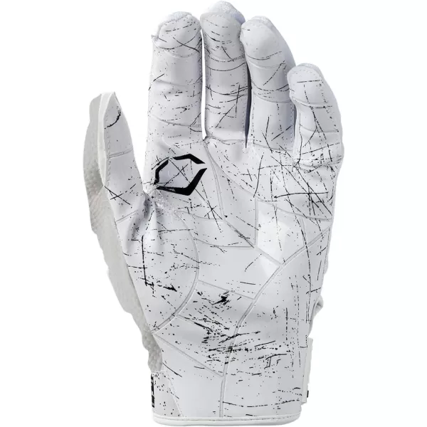 imageWILSON EvoShield Burst Football Receivers GlovesWhite