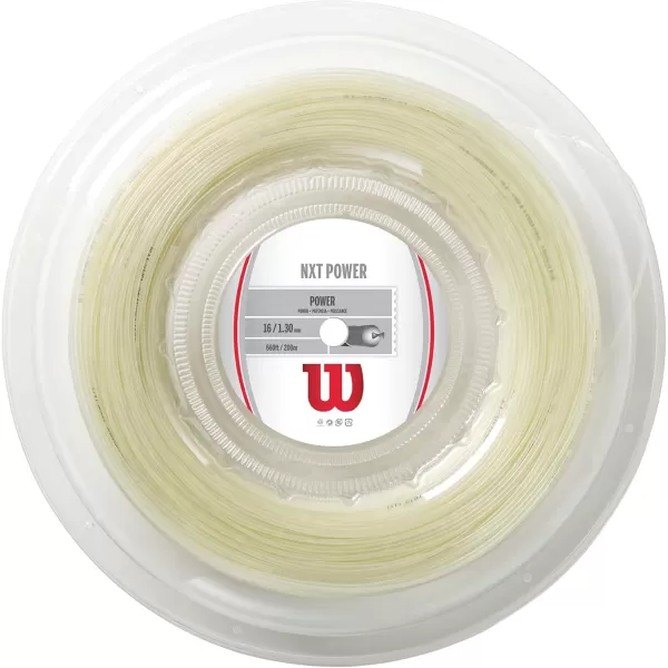 imageWILSON NXT Tennis String  Set and 200m ReelWhite