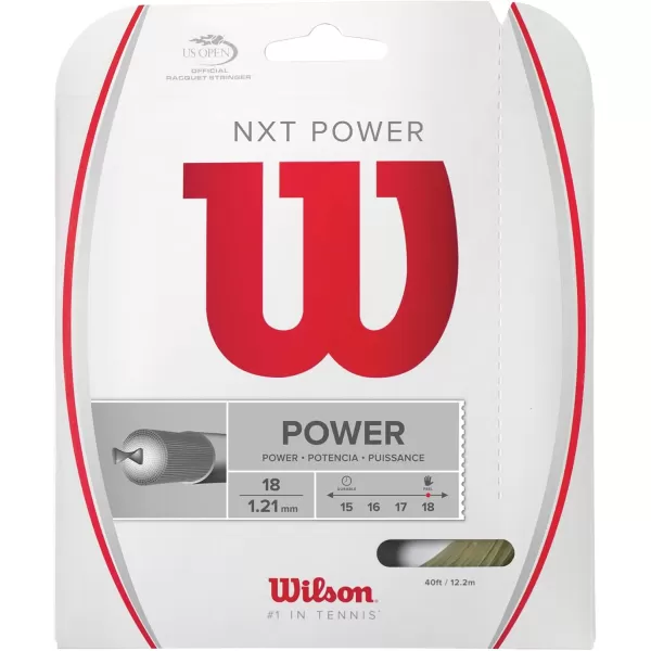 imageWILSON NXT Tennis String  Set and 200m ReelWhite