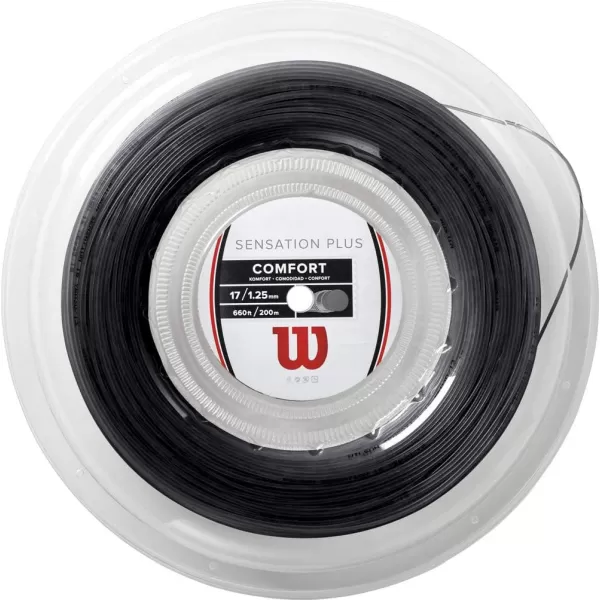 imageWILSON Sensation Tennis String  Set and 200m ReelBlack