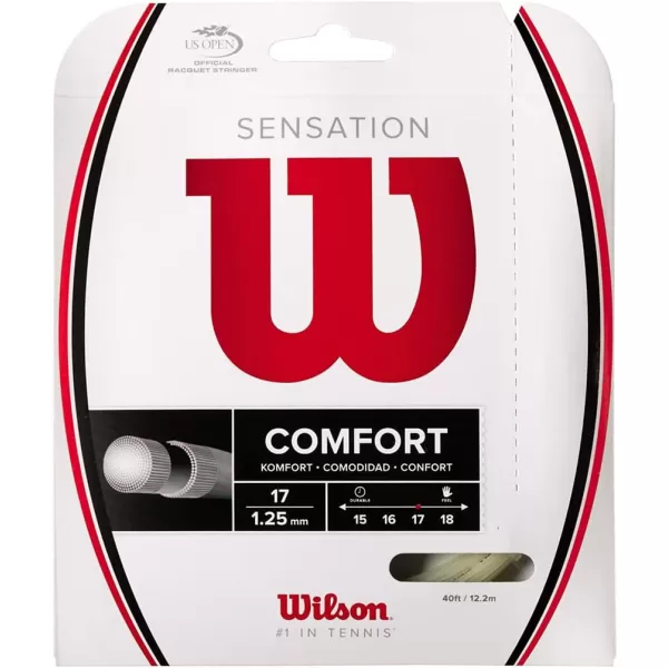 imageWILSON Sensation Tennis String  Set and 200m ReelWhite