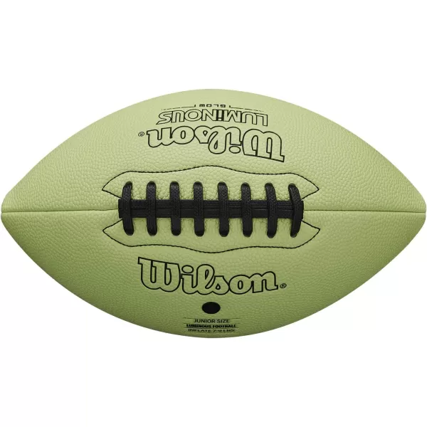 imageWilson Luminous Glow Football  Junior Size Green