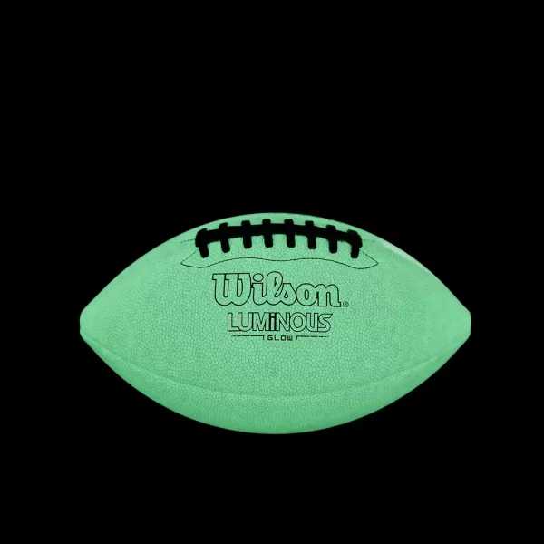 imageWilson Luminous Glow Football  Junior Size Green