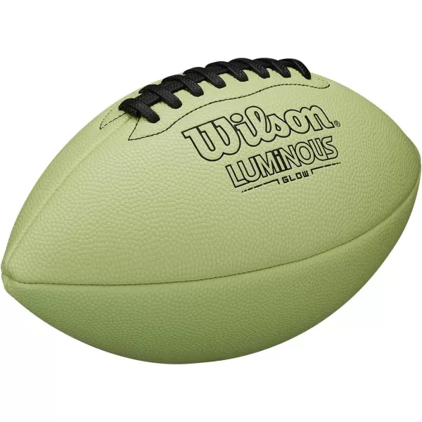 imageWilson Luminous Glow Football  Junior Size Green