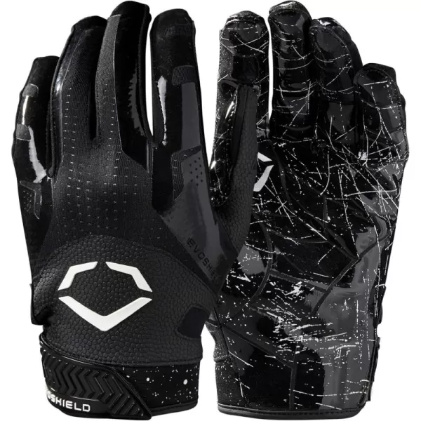 imageWILSON EvoShield Burst Football Receivers GlovesBlack