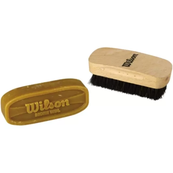 imageWILSON Game Ball Prep KitWax Bar and Brush