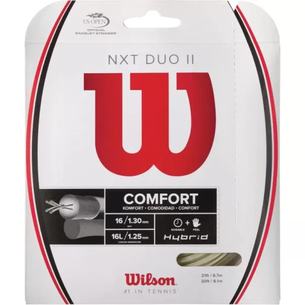 imageWILSON NXT Tennis String  Set and 200m ReelGrey