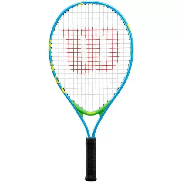 imageWilson US Open Jr Tennis Racket for Kids Aluminium BlueGreen 21BlueGreen