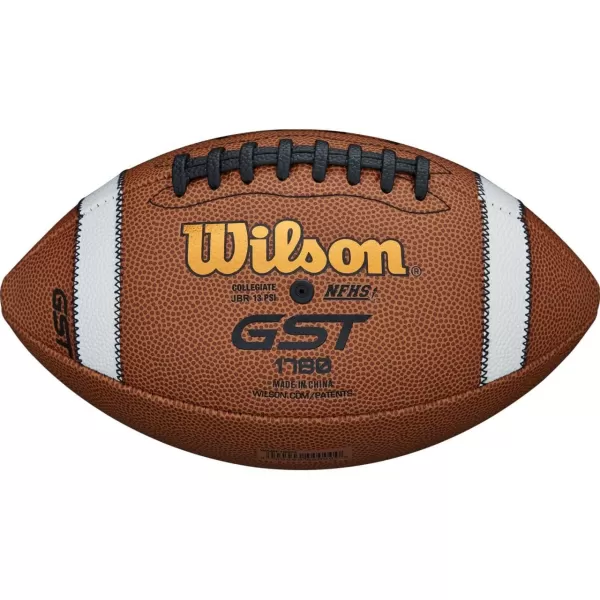 imageWILSON GST Composite Footballs  TanJunior size 4th6th grade Ages 912