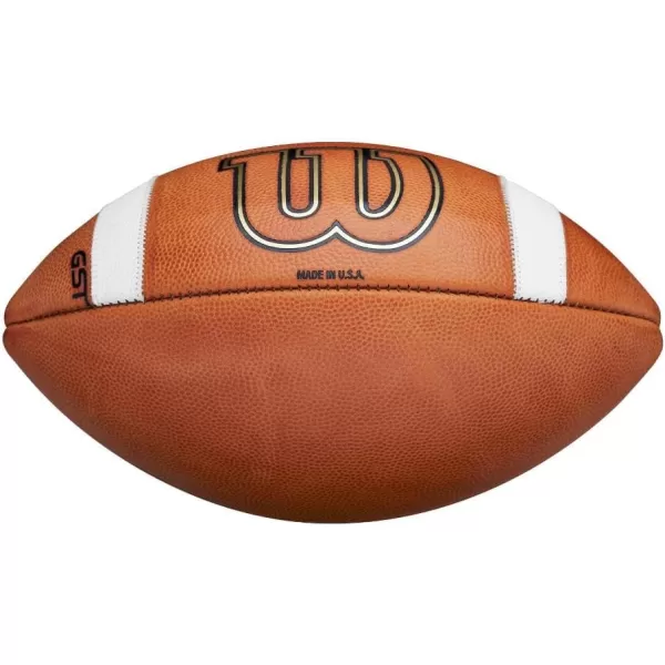 imageWILSON GST Leather Game Football  Official